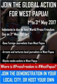 Read more about the article Weltweite Aktion zu Pressefreiheit in Westpapua – beteiligen Sie sich!