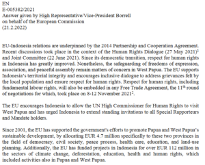 Read more about the article EU äußert sich zu Westpapua