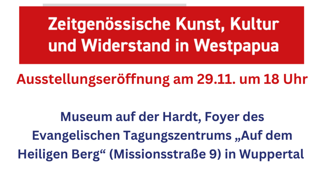 Ausstellungseröffnung am 29.11. in Wuppertal