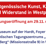 Ausstellungseröffnung am 29.11. in Wuppertal