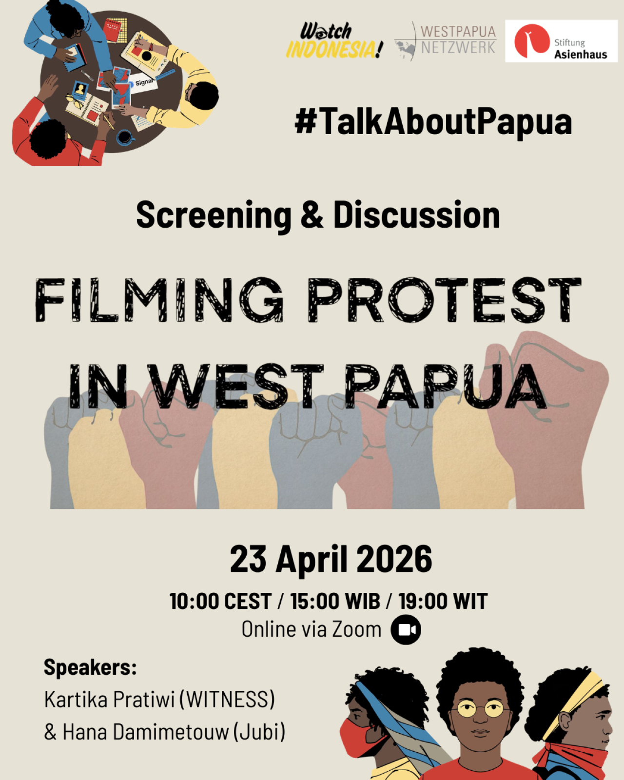 #TalkAboutPapua: Filming Protest in West Papua – Screening & Discussion